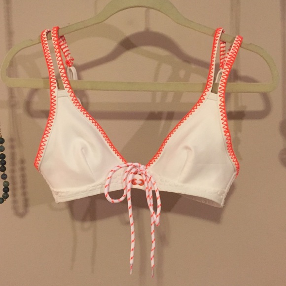 ASOS Other - Neon Trim Bikini Top